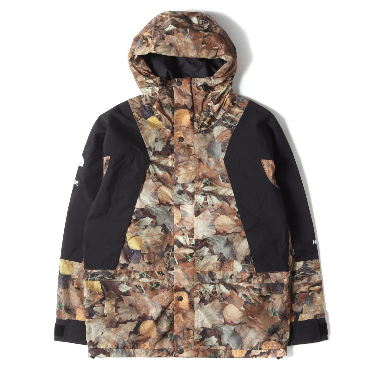 Veste légère montagne Supreme X THE NORTH FACE motif feuilles multicolores S