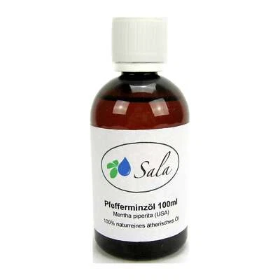 Sala Pfefferminzöl Piperita naturreines ätherisches Öl 100 ml PET Flasche