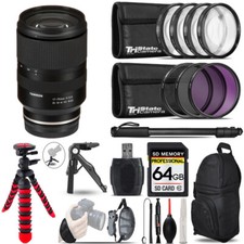 Tamron 17-70mm f/2.8 III-A VC RXD Lens Sony E MACRO, 3 Piece Filter 64GB Kit