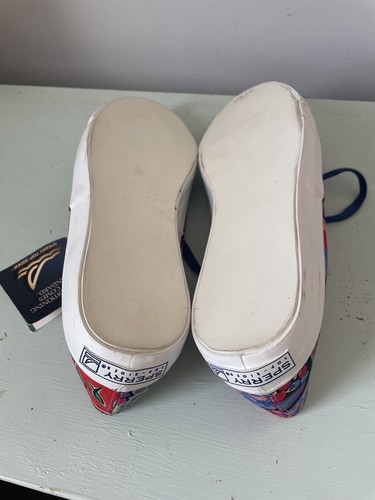 Vintage Sperry Men’s Top Sider Sport Sneaker Colorful 90s Print Size 10 NWT - Picture 9 of 9