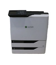 Lexmark CS820de, Color Laser Printer & Power Cable, 21K7900