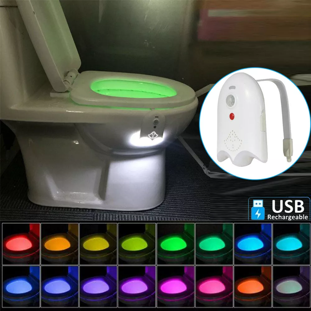 Motion sensor clearance toilet seat
