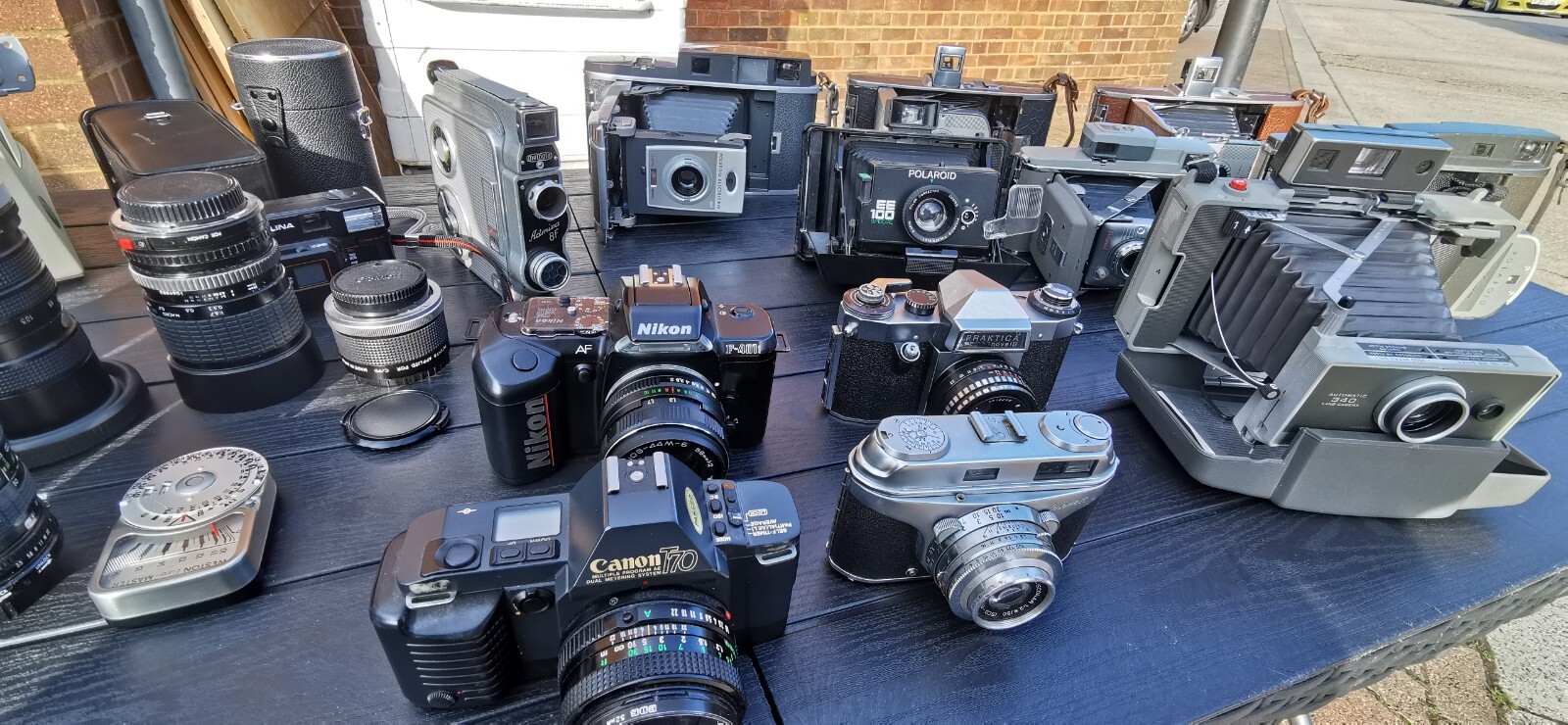 Vintage cameras and lenses job lot, collect in person eBay