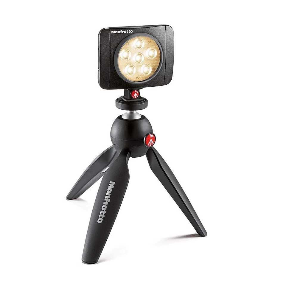 Luz LED para cámara Manfrotto Lumimuse 6 (negra) Foto 4 de 4