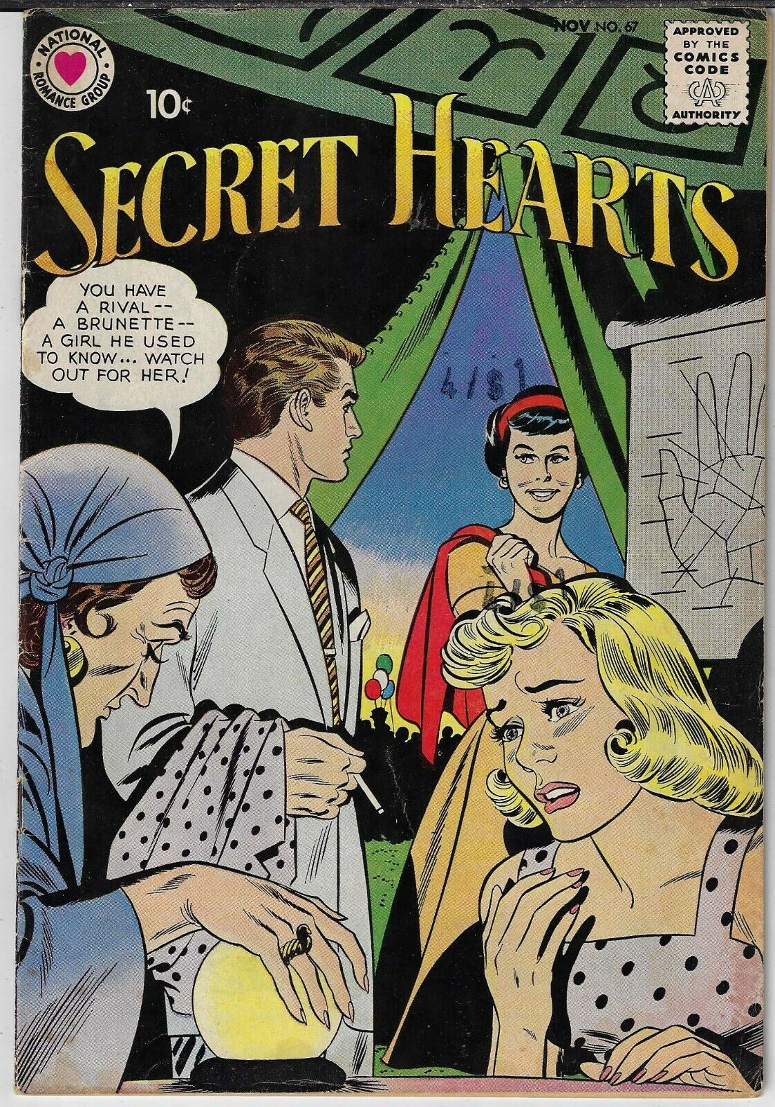 SECRET HEARTS # 67 DC 1960 ROMITA COVER