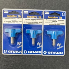 GRACO Reversible Airless Paint Spray Tip Rental Pro RNT 417 517 617 - Blue LOT/3