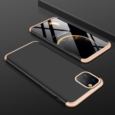 Hülle iPhone 11 Pro Max Full Cover 360° Grad Handy Schutz Case Tasche Glas Folie