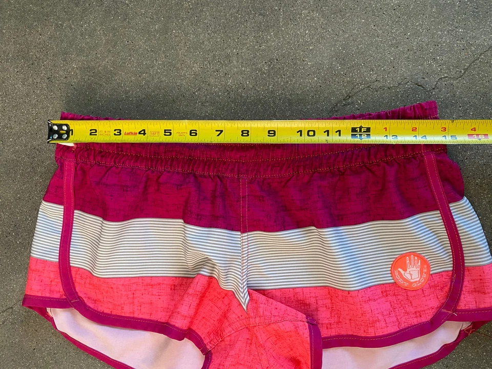 Bermuda board body glover listra rosa feminina tamanho P - Imagem 4 de 4