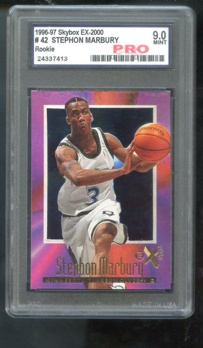 1996-97 Skybox EX-2000 #42 Stephon Marbury ROOKIE RC NBA