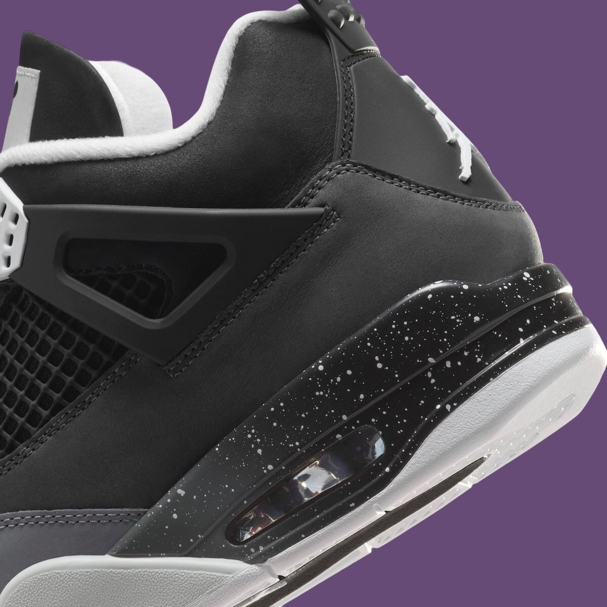 Nike Air Jordan 4 Retro Fear Men's Black Sports Sneaker FQ8138-002