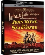 THE SEARCHERS New Sealed 4K Ultra HD UHD  Blu-ray Restored John Wayne
