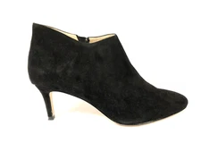 Pelle Moda Women's Yelm Ankle Bootie Black Suede, Size 10 M