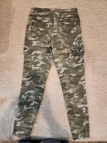 Justice Girl's Camo Jeggings Size 16 B-42 - Picture 7 of 12