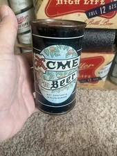 ACME beer flat top beer can OI  San Francisco Los Angeles Ca Irtp