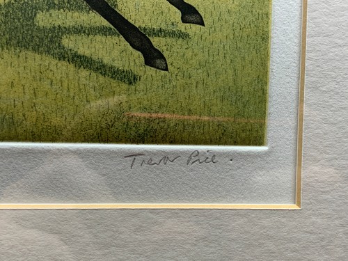 Trevor Price R.E. Signed Original Aquatint Signed Leading a Horse to Water - Picture 5 of 6