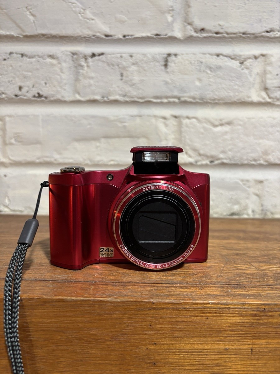 Olympus SZ-11 HD Digital Camera Red 14 MP 20x Optical Zoom with LI