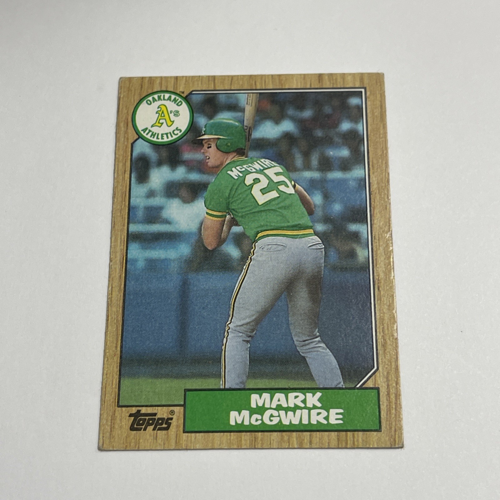 1987 Topps - Mark McGwire #366