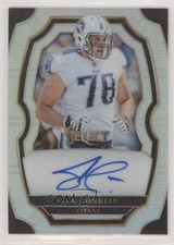2017 Panini Select Signatures Silver Prizm /113 Jack Conklin #SP-JC Auto pm6