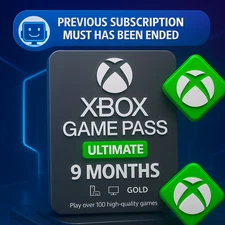 Xbox Game Pass Ultimate 9 Month Membership (New+Existing users) USA/WORLDWIDE ✅