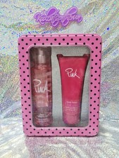 Victoria's Secret Original "PINK" Polka Dot Sheer Fragrance Mist 4.2 oz Tin Box