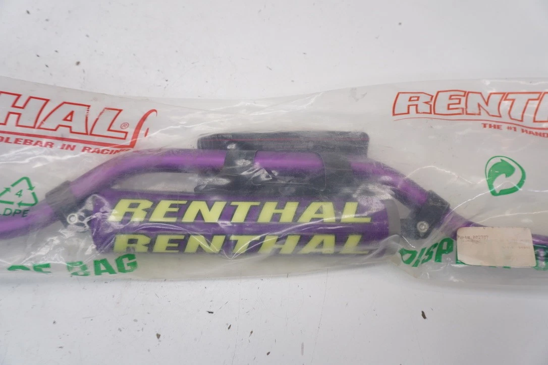 Renthal 7/8 Handlebars 971 Bend Handlebar Bar Pad Bars Purple