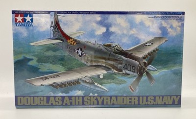 VTG Tamiya 61058 Douglas A-1H Skyraider 1/48 Model Kit - US From Japan 1998