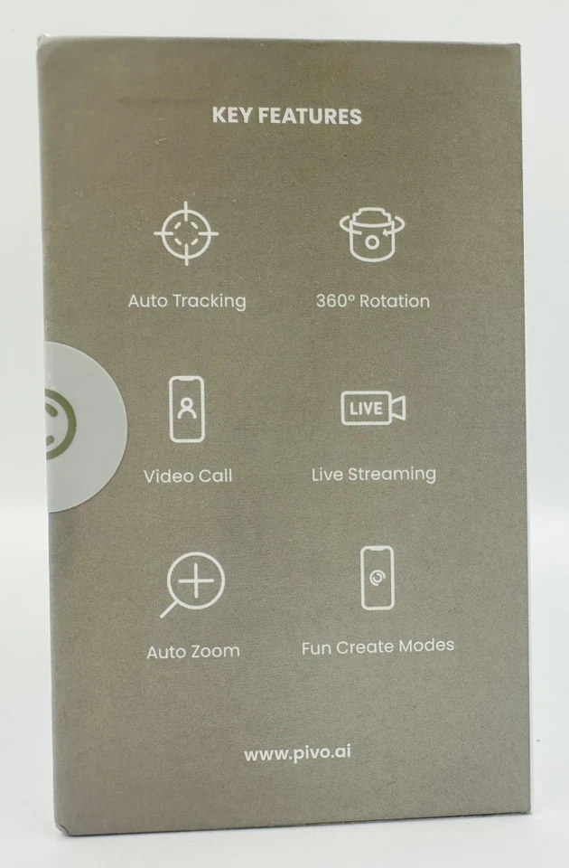 [Nuevo] Paquete Pivo Pod Lite Blanco Rotación 360 Grados Seguimiento Automático Envío Gratis Foto 4 de 4