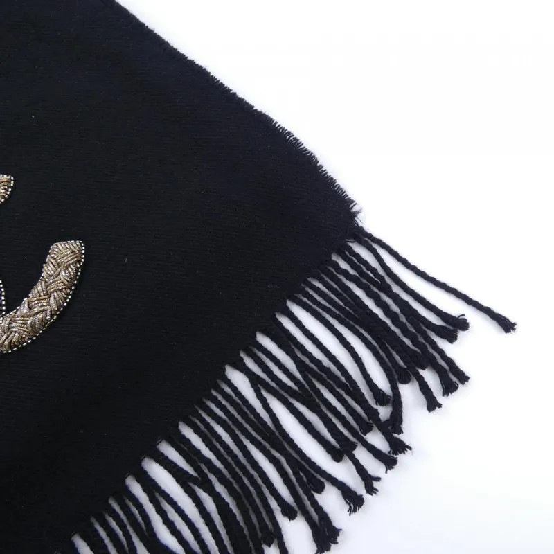 Chanel Code Scarf Wool Cashmere - image 2