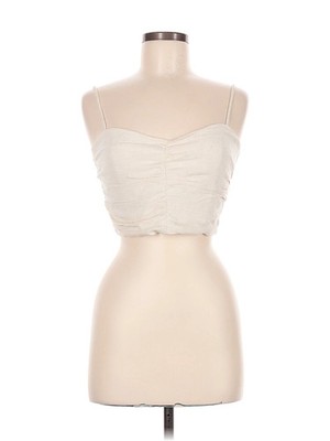 Stradivarius Women Ivory Tube Top M