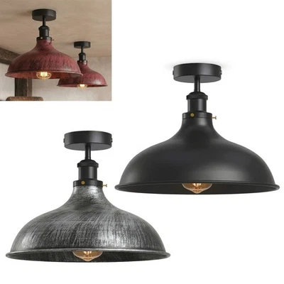 Retro Deckenlampe Vintage Leuchte Pendelleuchte Hängelampe Industrie Design E27 - Bild 1 von 4