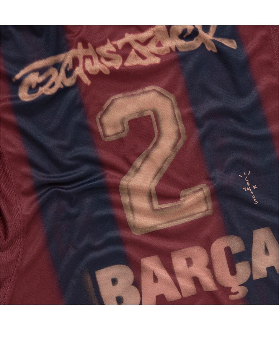 ウェア NIKE x CJ x FC BARCELONA RETRO 2000/01M CJ x Nike x FC Barcelona Retro 2000/01 Home Skeleton Jersey