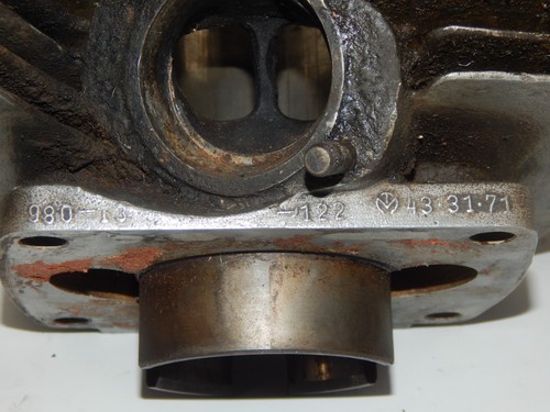 1971-1973 CZ 250 ENGINE MOTOR TOP END CYLINDER 980-13-122 BORE 70mm VINTAGE - Picture 13 of 17