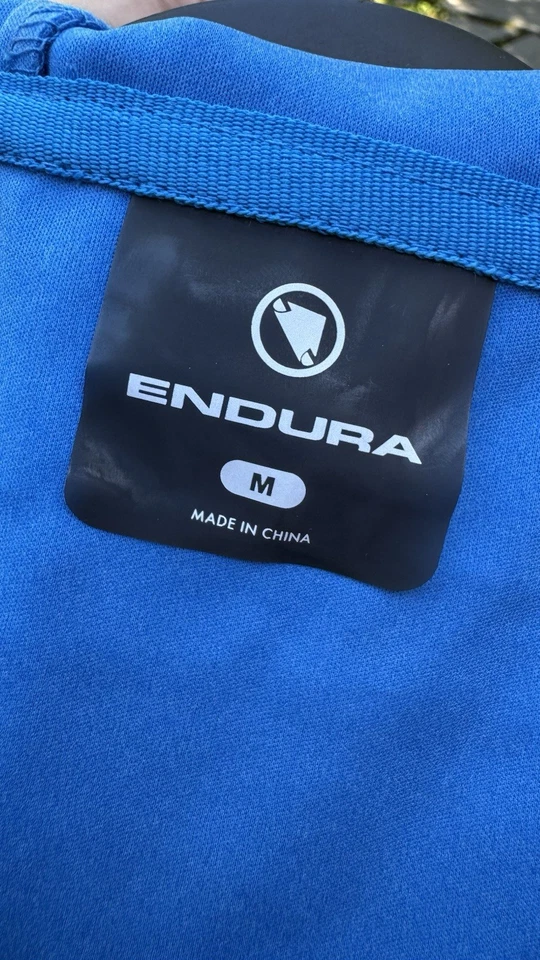 Chaqueta de ciclismo informal Endura Singletrack Softshell para hombre. Azul, mediano. Foto 4 de 4