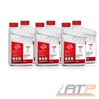 6x 1 L GLYSANTIN  G40  ECO BMB KÜHLERSCHUTZ SCHUTZMITTEL KÜHLER PINK