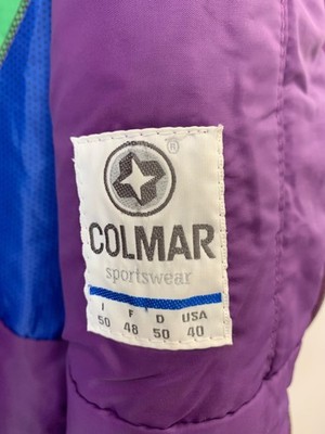 Vintage 90s Colmar FISI Ski Jacket Mens XL Italy Team Colorblock