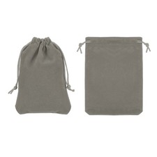 Bluetooth Headphone Bag, 2 Pcs 5.91x3.94 Inch Headset Carrying Pouch Gray