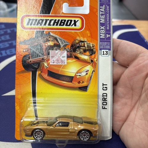 2007 Matchbox MBX Metal Ford GT #13 orange Diecast SEALED
