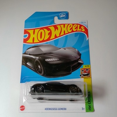 Hot Wheels KOENIGSEGG GEMERA Black HW EXOTICS 4/10 (#188/250)