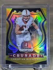 2020 Panini Prizm Draft Picks Christian McCaffrey Crusade Gold Prizm SSP #/10