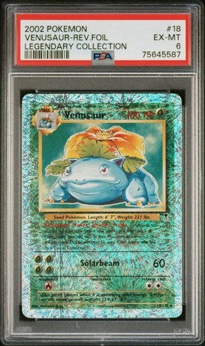 Venusaur graded PSA 6 for sale on eBay