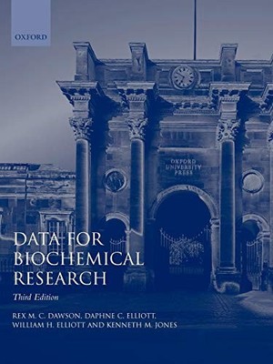 Data for Biochemical Research By Rex M. C. Dawson,Daphne C. Elli