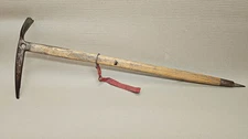 Vintage Unusual Walking Stick Pickle Axe Ice Axe Eispickel STUBAI