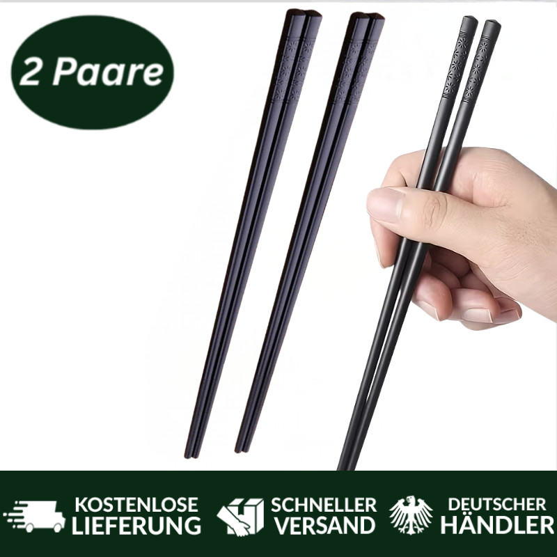 2 Paare Sakura Muster Essstäbchen Stäbchen Chinesische/Japanisch Ess Sushi Essen