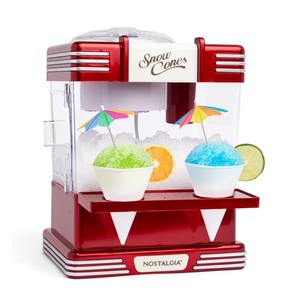 Nostalgia Retro Countertop Snow Cone Maker with Precision Stainless Steel