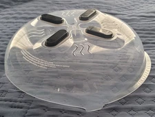 Hover Cover Magnetic Microwave Splatter Guard | Dishwasher Safe