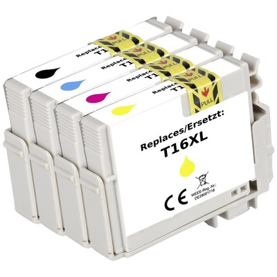 Renkforce Druckerpatrone ersetzt Epson 16XL, T1636, T1631, T1632, T1633, T163...
