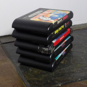 Five Assorted Loose Sega Genesis Games