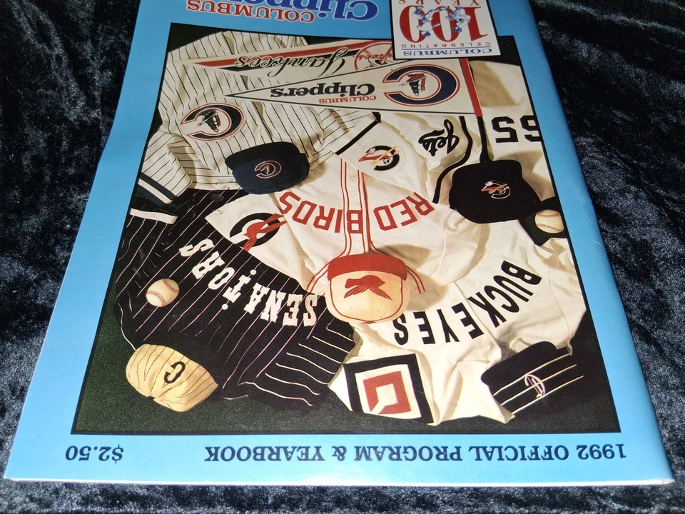 1992 Columbus Clippers Official Sports Program and Yearbook Yankee Minor League - Image 4 of 4