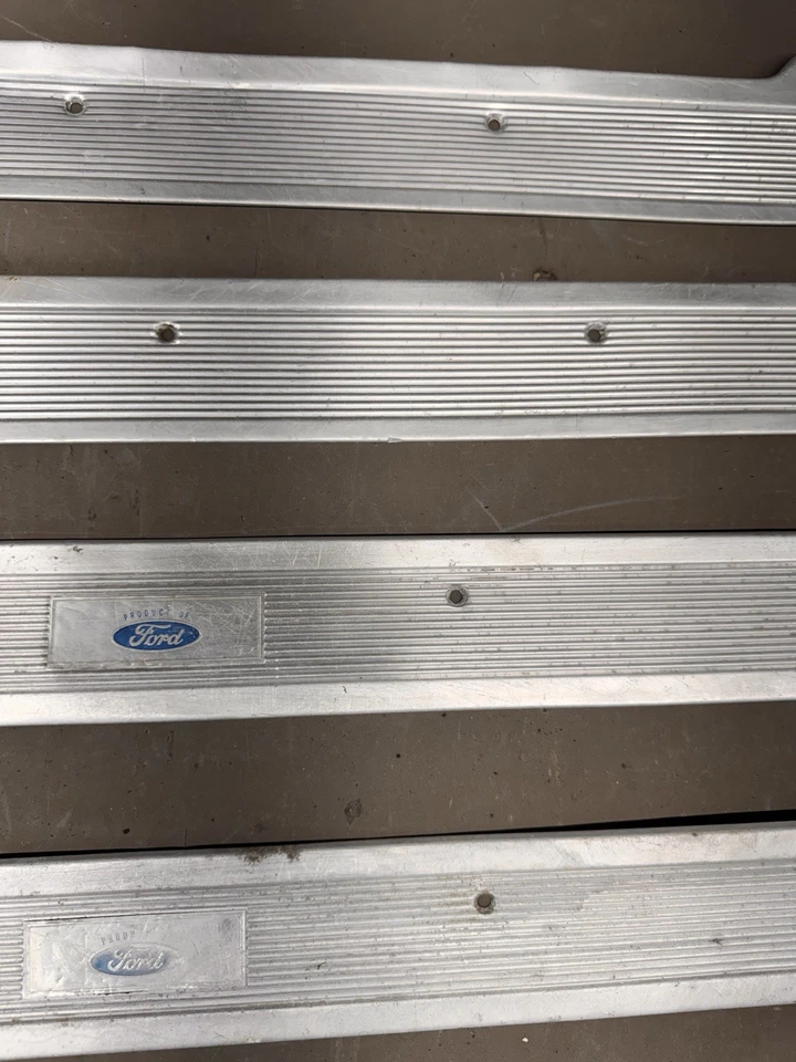 Ford Galaxie 1965-1968 4 puertas alfombra molduras placa alféizar Mercury Park Lane Foto 3 de 4