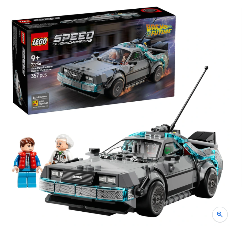 Lego Unisex Orange/Brown Speed Champions Time Machine From Back To The Future 77256 - Image 24